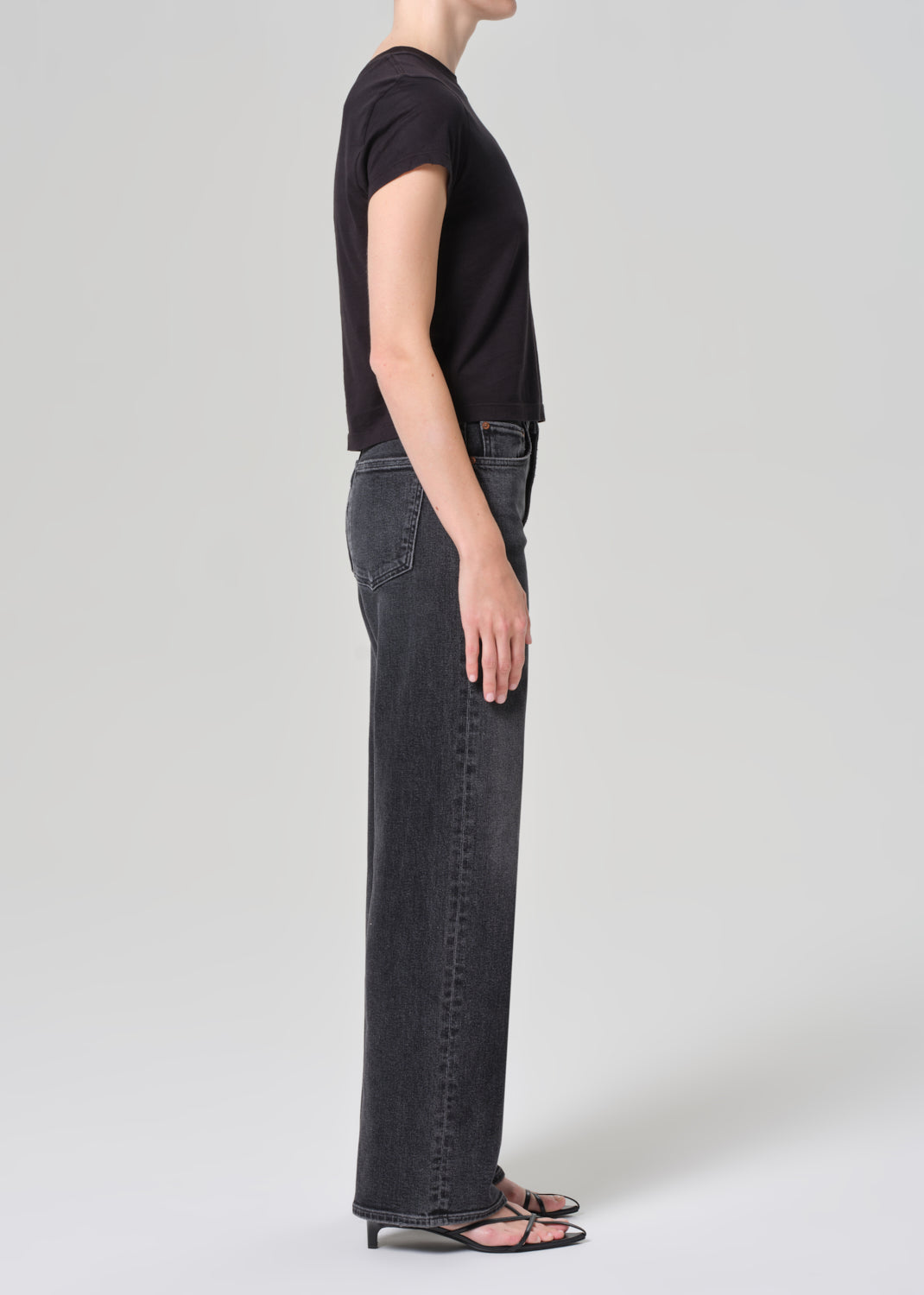 Harper Straight Jean (Stretch) in Hush side