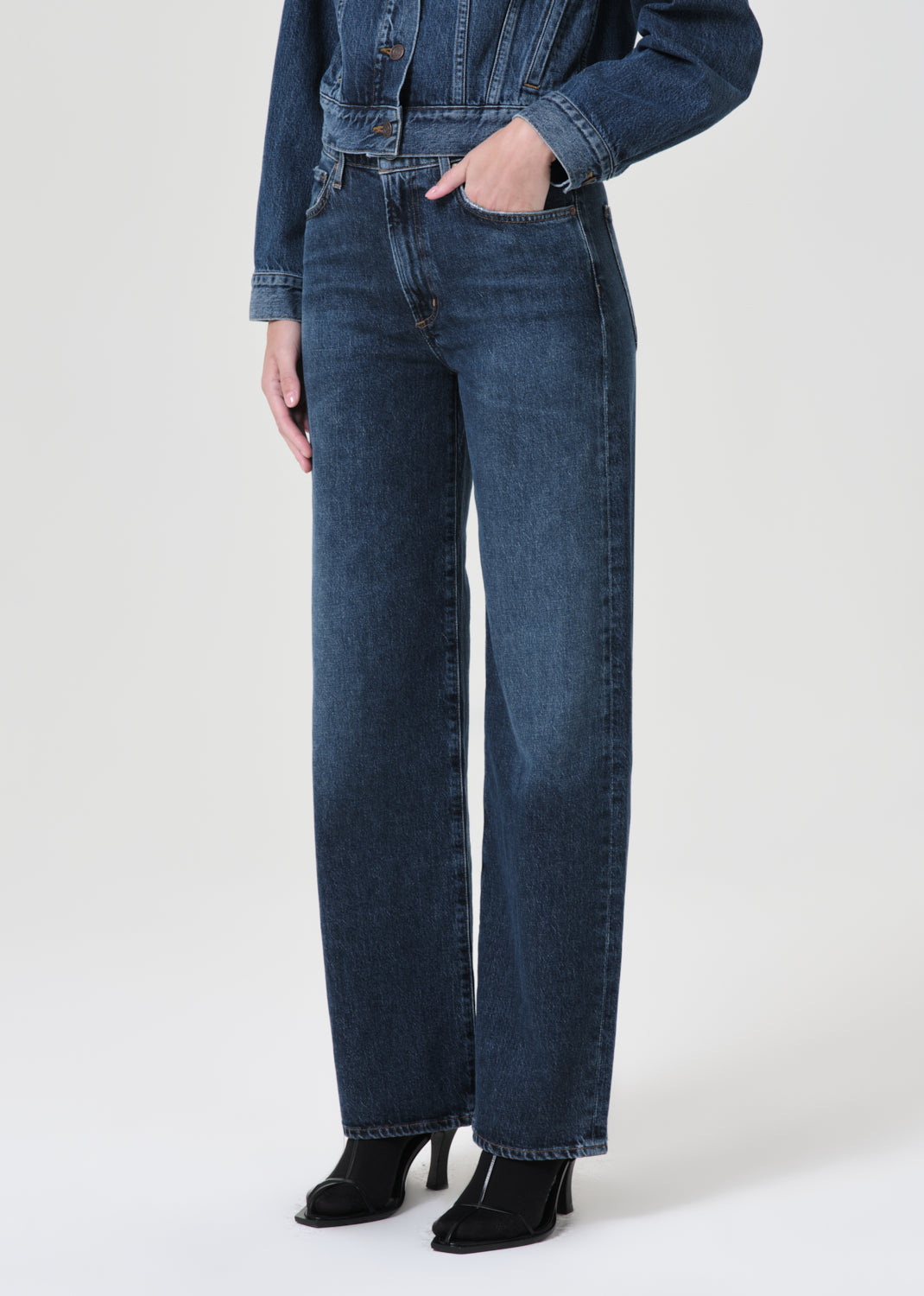 Harper Straight Jean (Stretch) in Tempo – AGOLDE