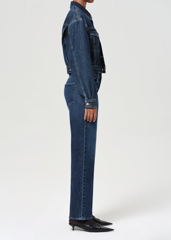 Harper Crop Jean in Echo