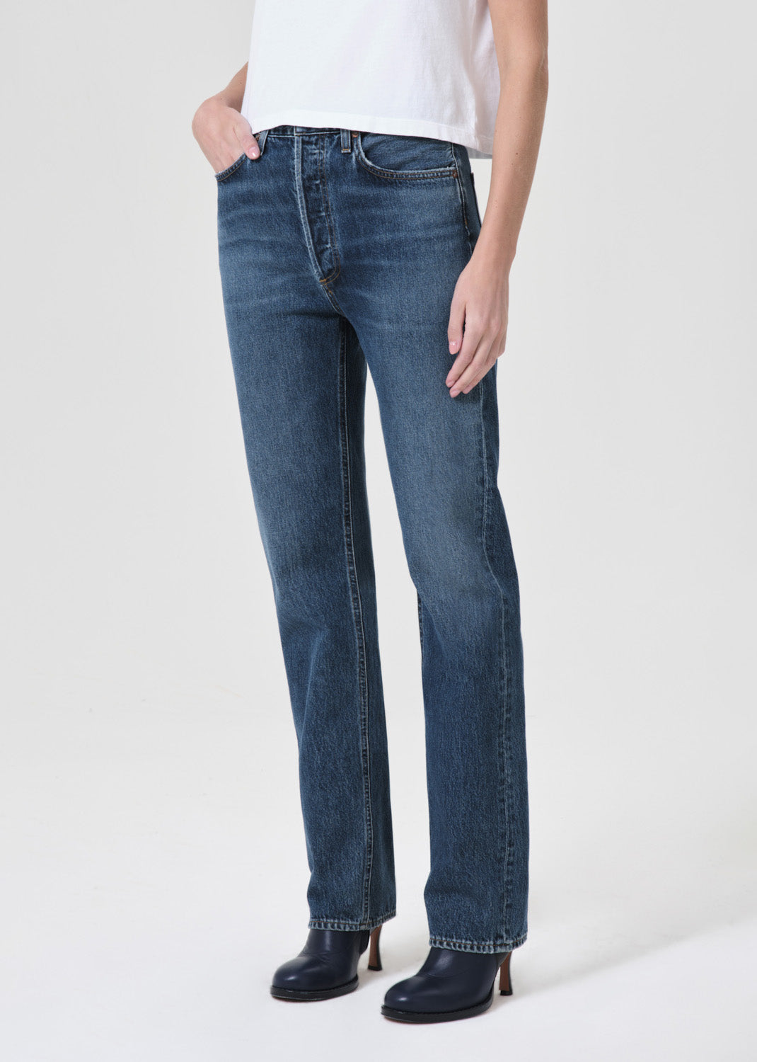 Agolde Blade Skinny Jeans in Bradley Wash store