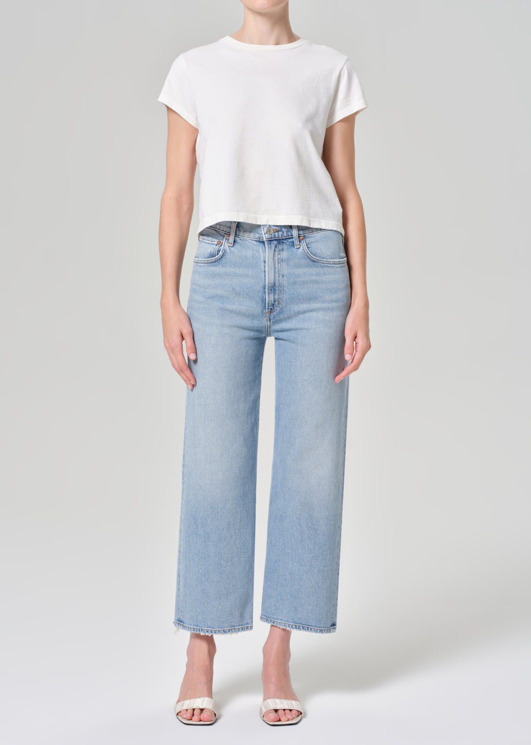 Harper Crop Jean in Formula