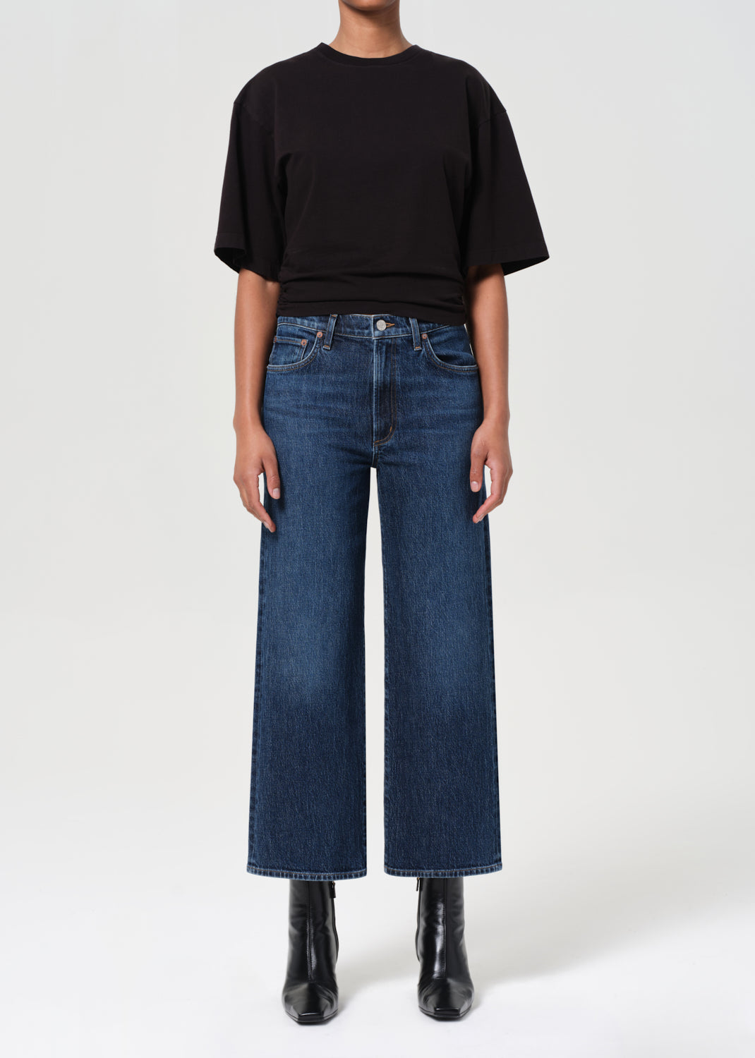 Harper Crop Jean in Echo Full Body