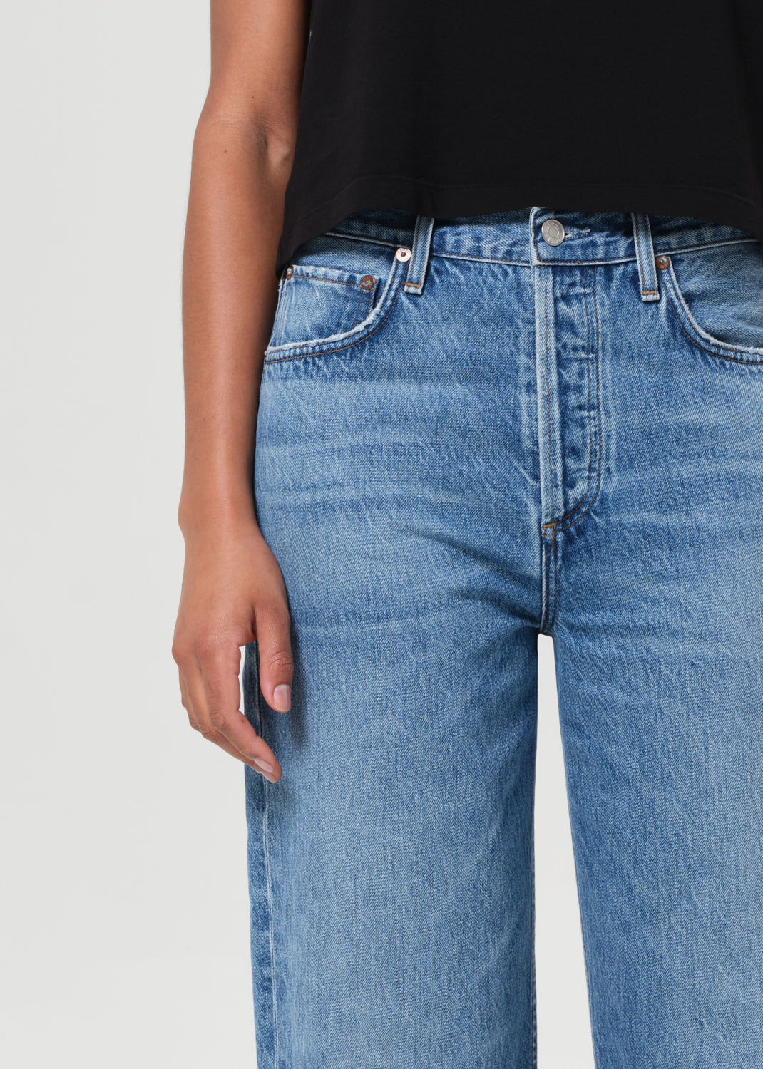 【関税込み】AGOLDE ブルー Ren ジーンズ Ren Jean (Stretch) in Fix – AGOLDE
