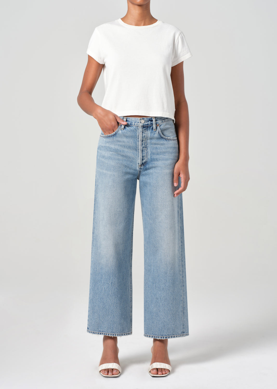 AGOLDE Ren High Rise Wide Leg Jean