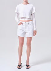 Agolde Leith Short in Rinse