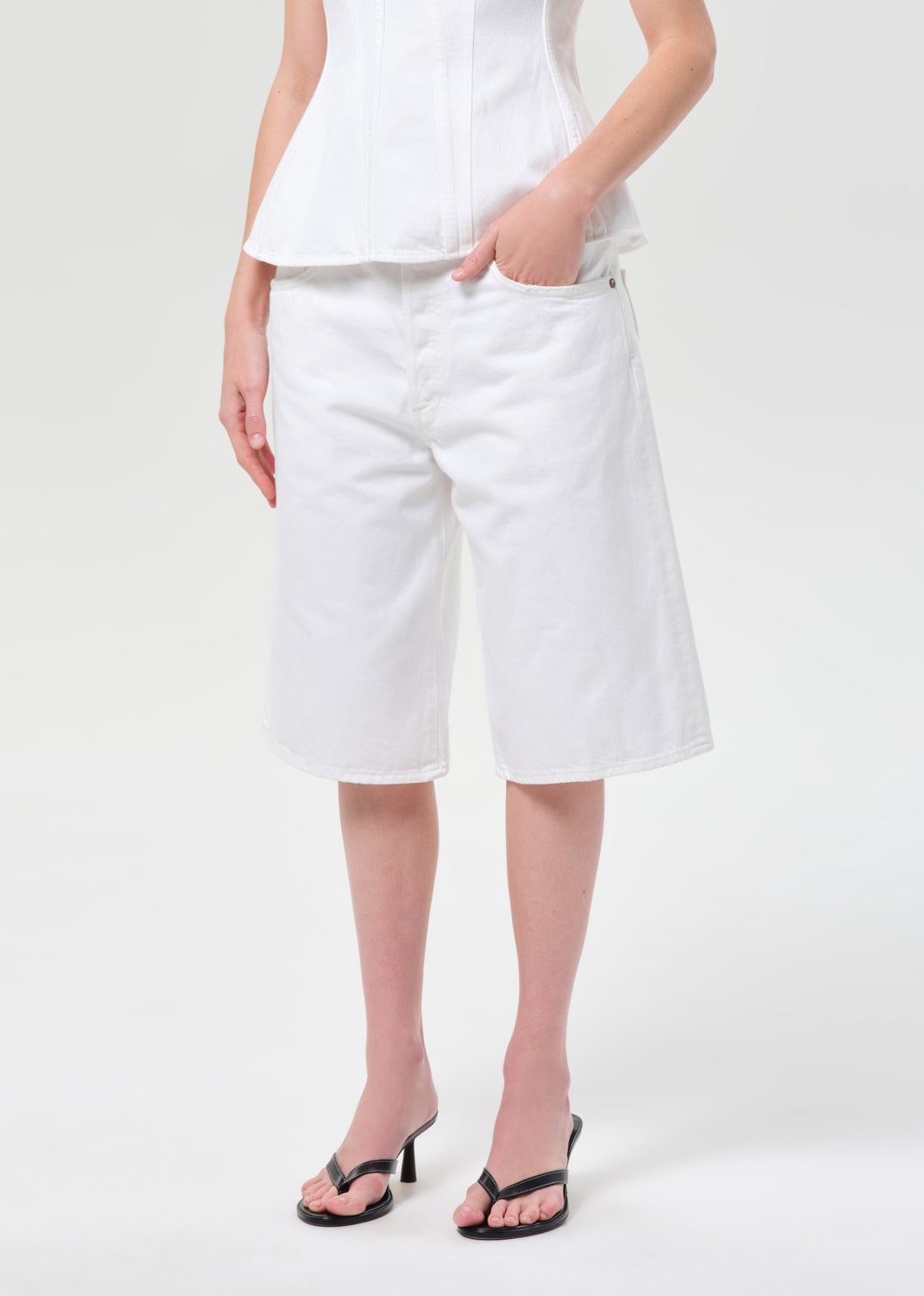 Ramona Short in Marshmallow – AGOLDE