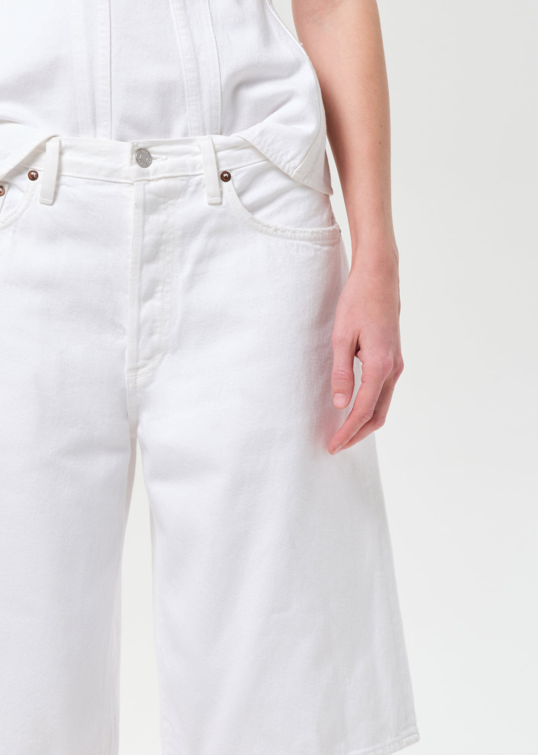 Ramona Short in Marshmallow – AGOLDE