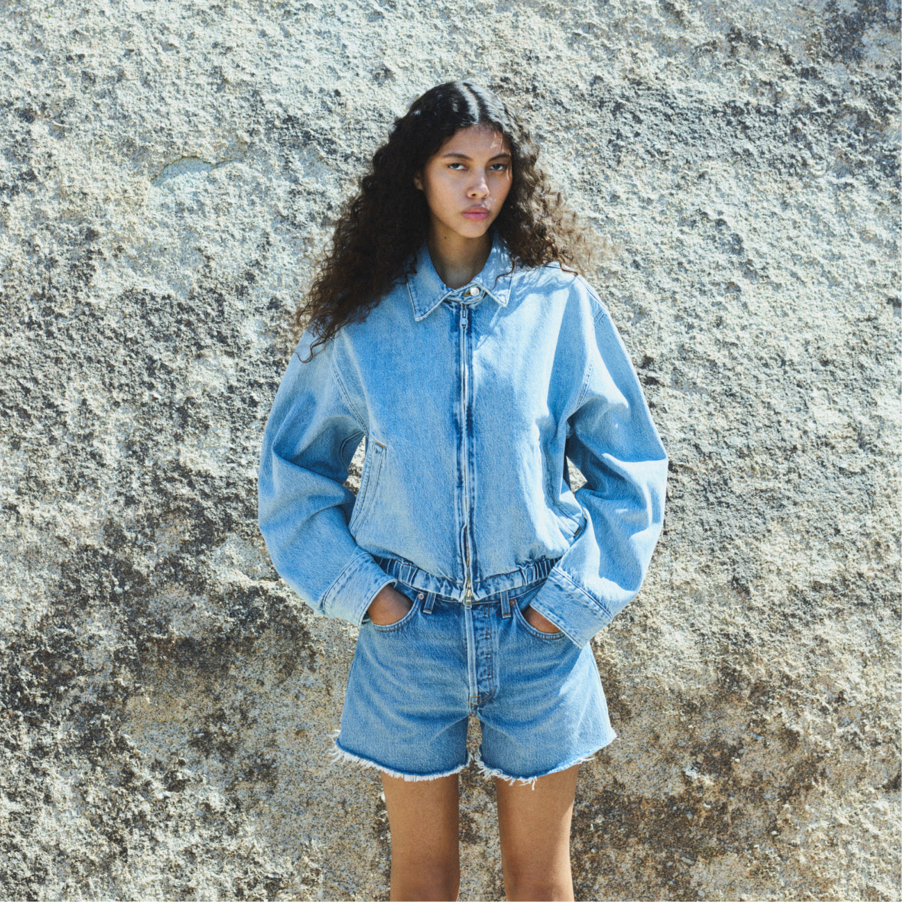 AGOLDE FEEL GOOD 濃紺ハイウエストストレートジーンズ 25 AGOLDE Jamie High Rise Classic Feel Good Jeans 25 Womens
