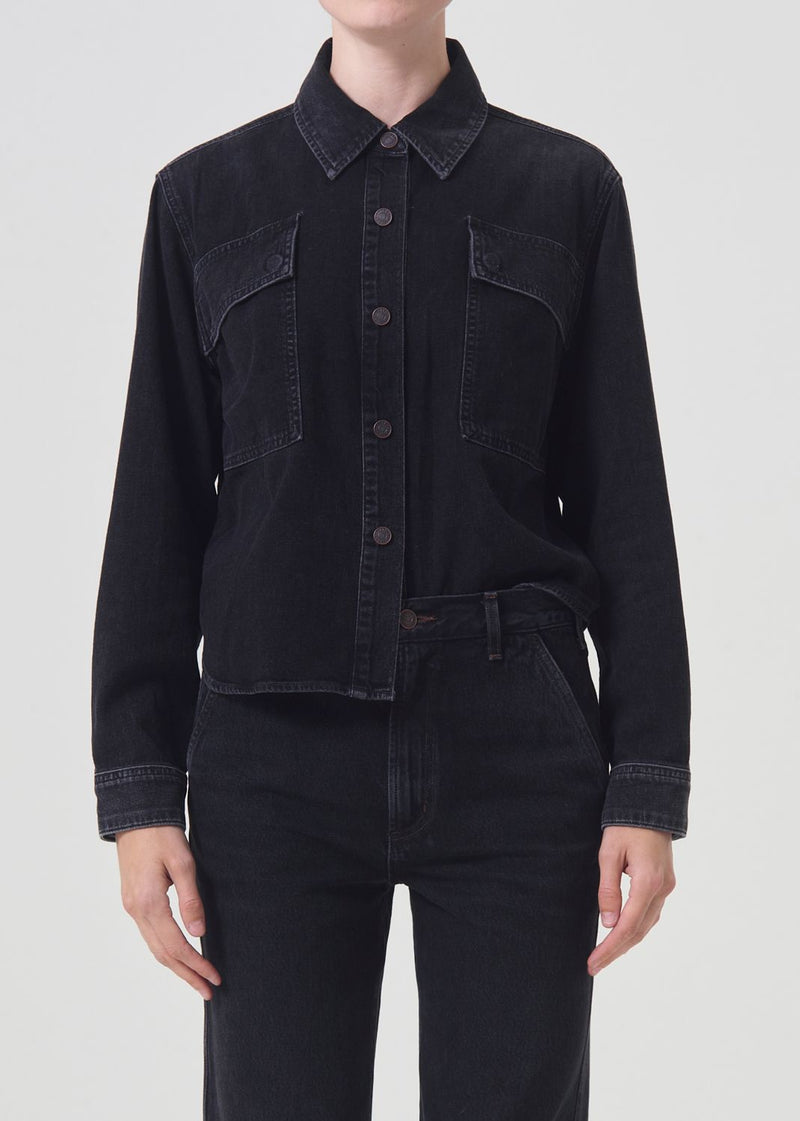 Beck Shirt Jacket in Intense AGOLDE