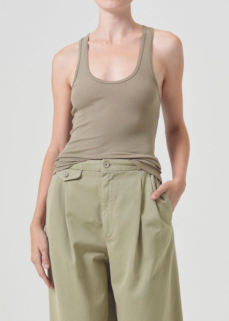 Bianca Tank in Snail – AGOLDE