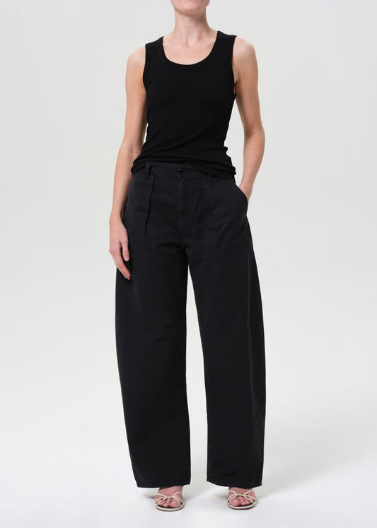 Sefton Pant in Washed Black front