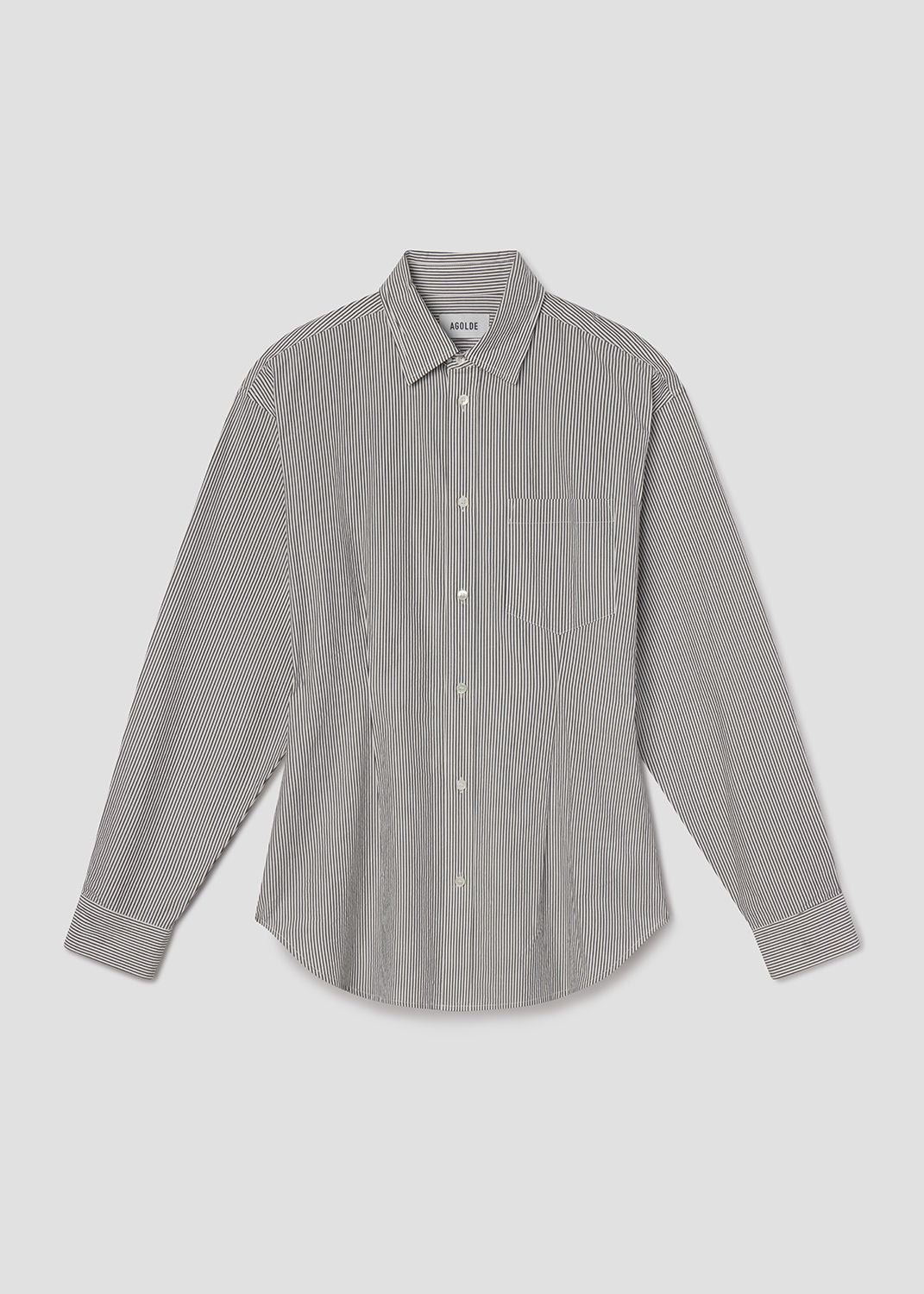 Cinch Shirt in Windley Stripe flat