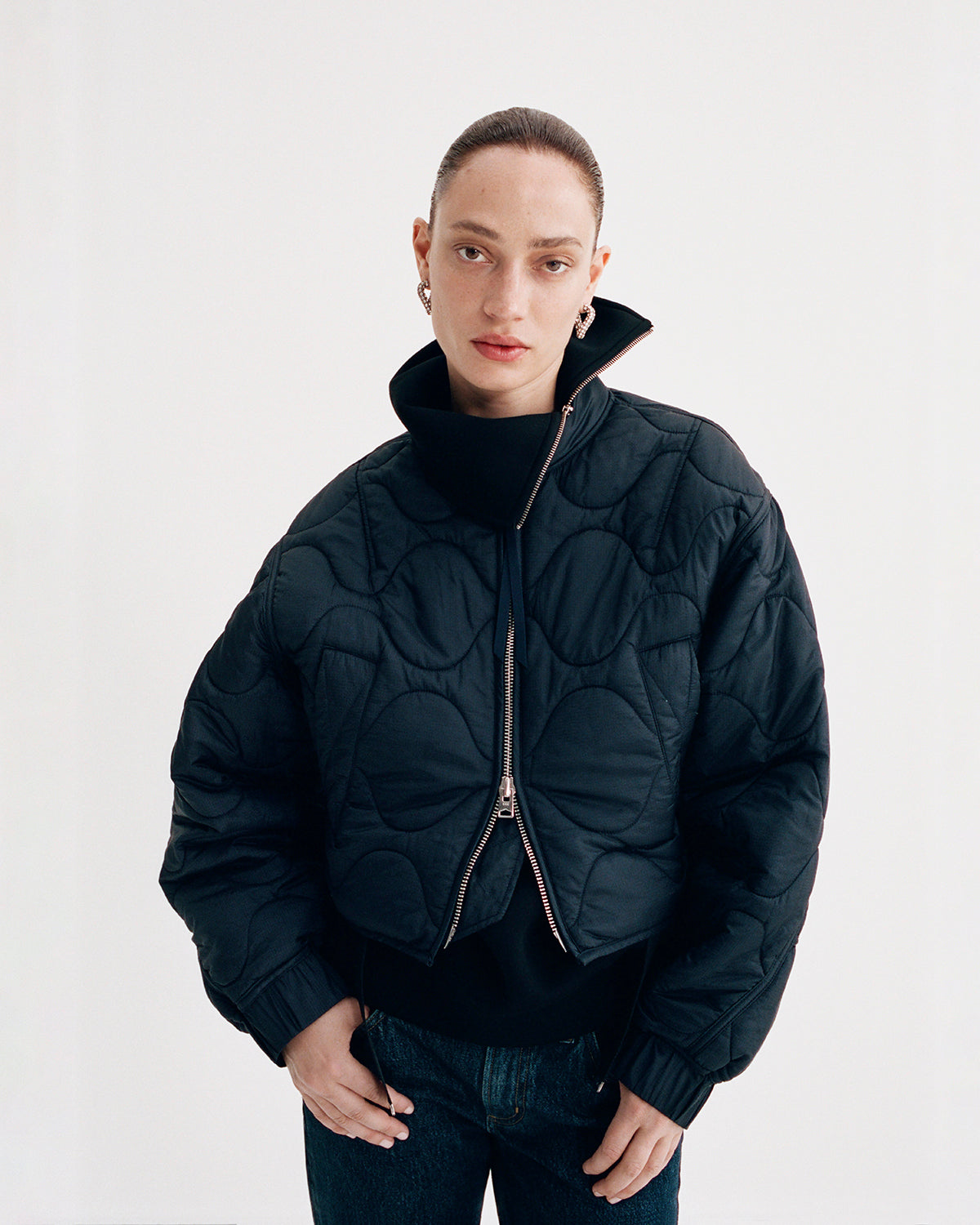 Iona Quilted Jacket in Ink