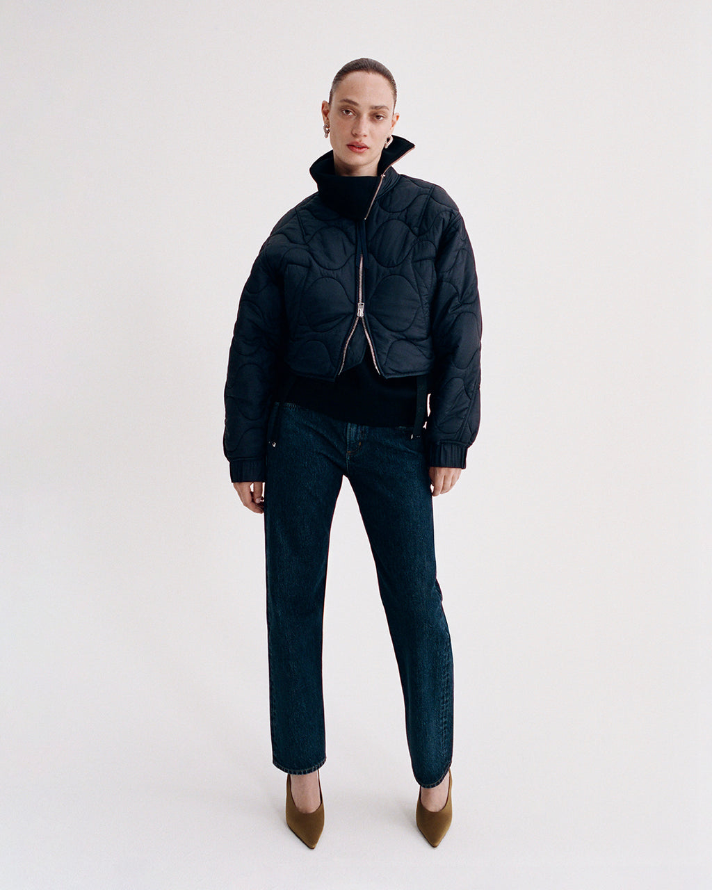 Iona Quilted Jacket in Ink