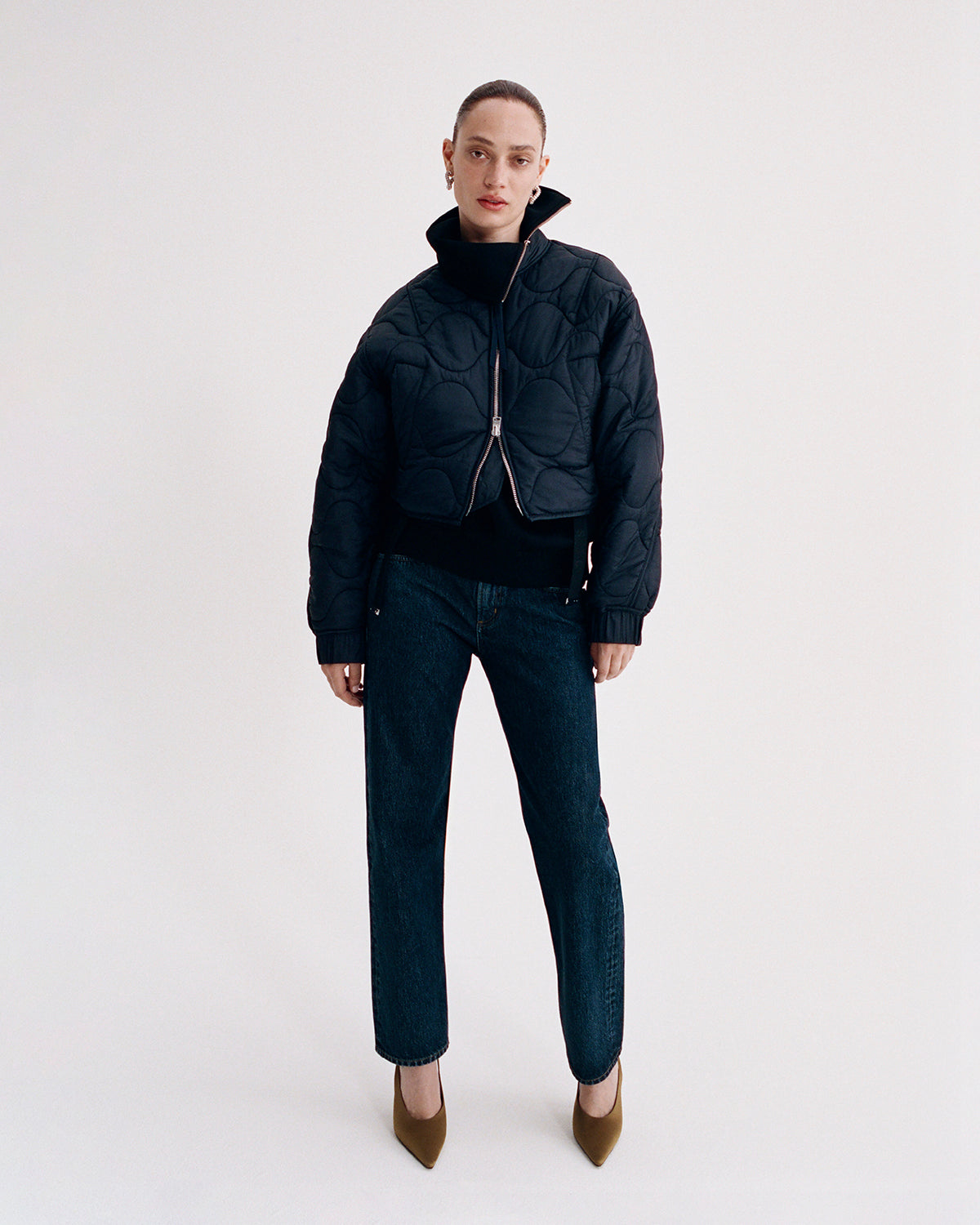 Iona Quilted Jacket in Ink