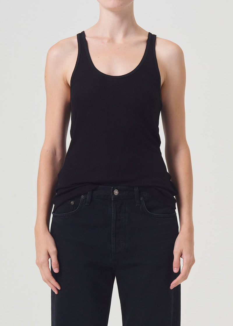 Karla Tank in Black AGOLDE