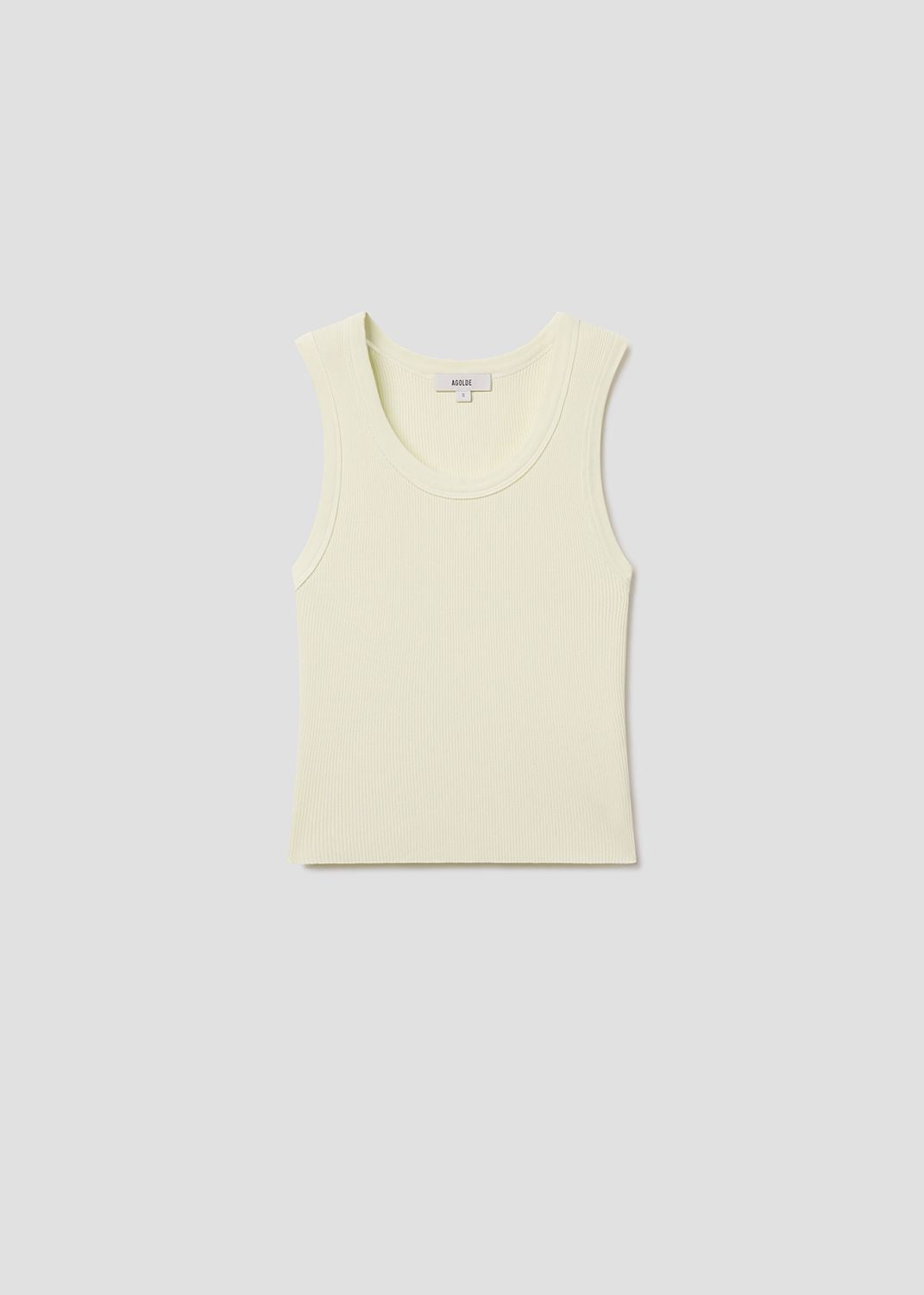 Shrunken Poppy Tank in Lemon Drop Flat