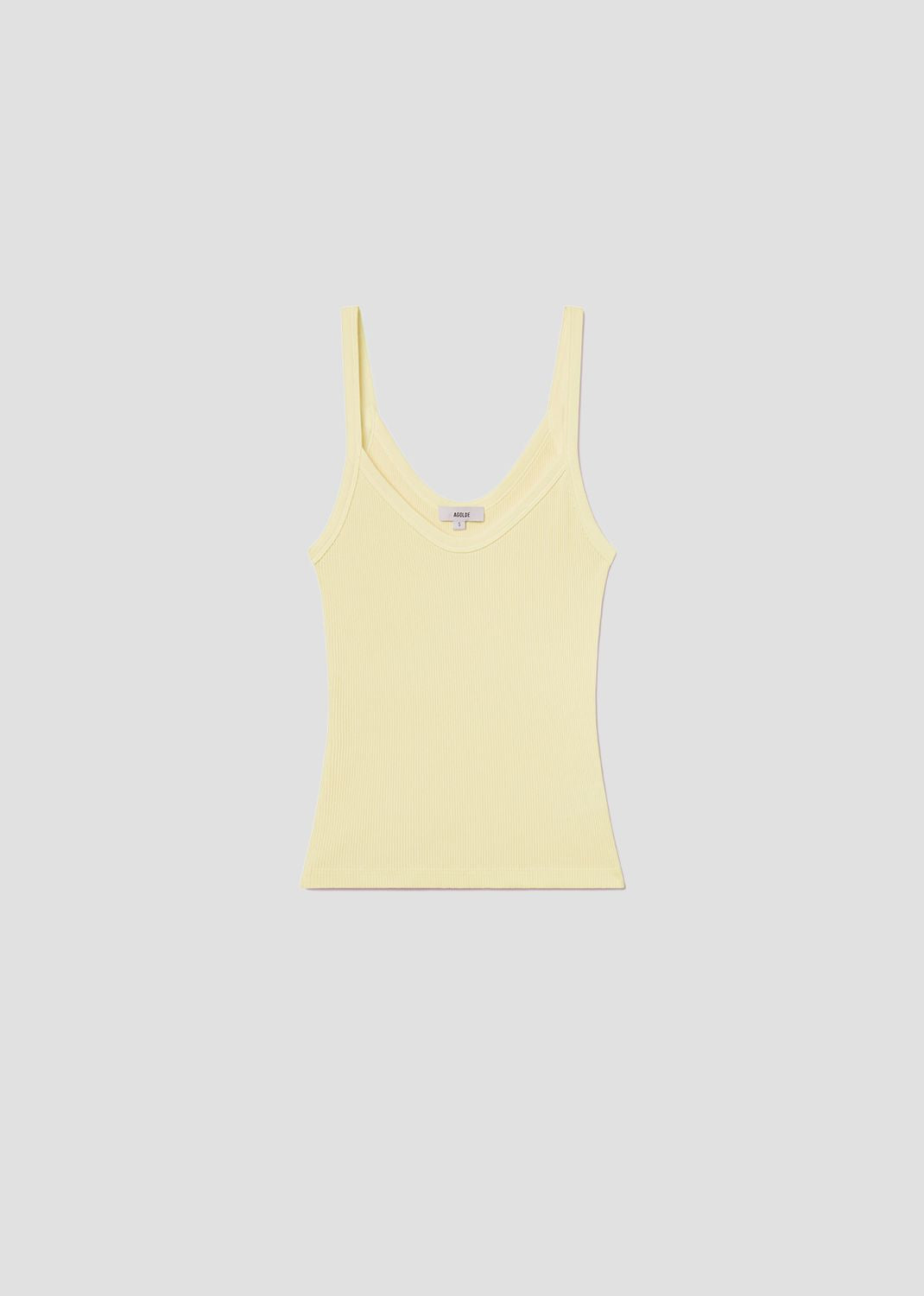 Jordan Tank in Lemon Drop – AGOLDE