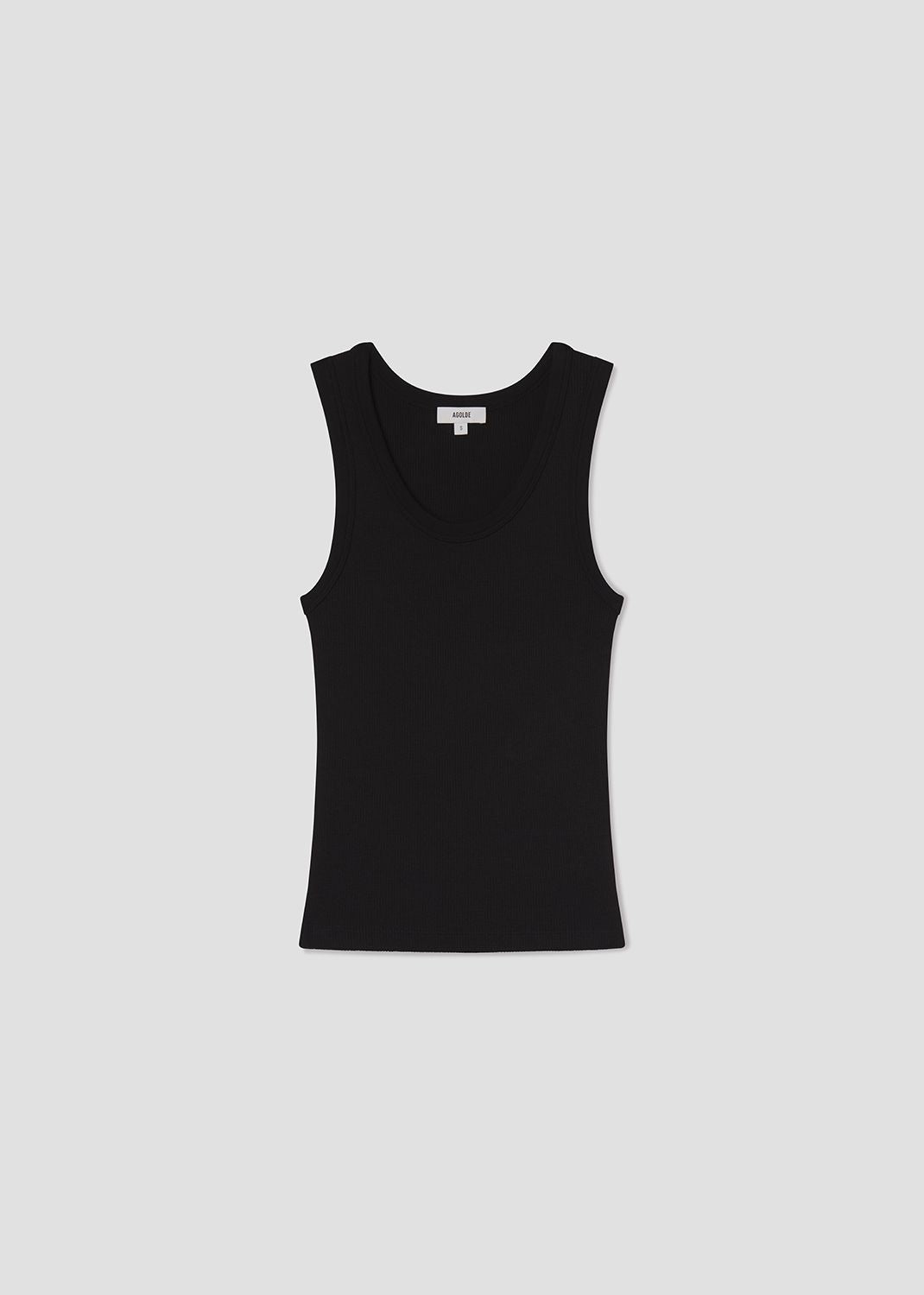 Poppy Tank in Black Flat