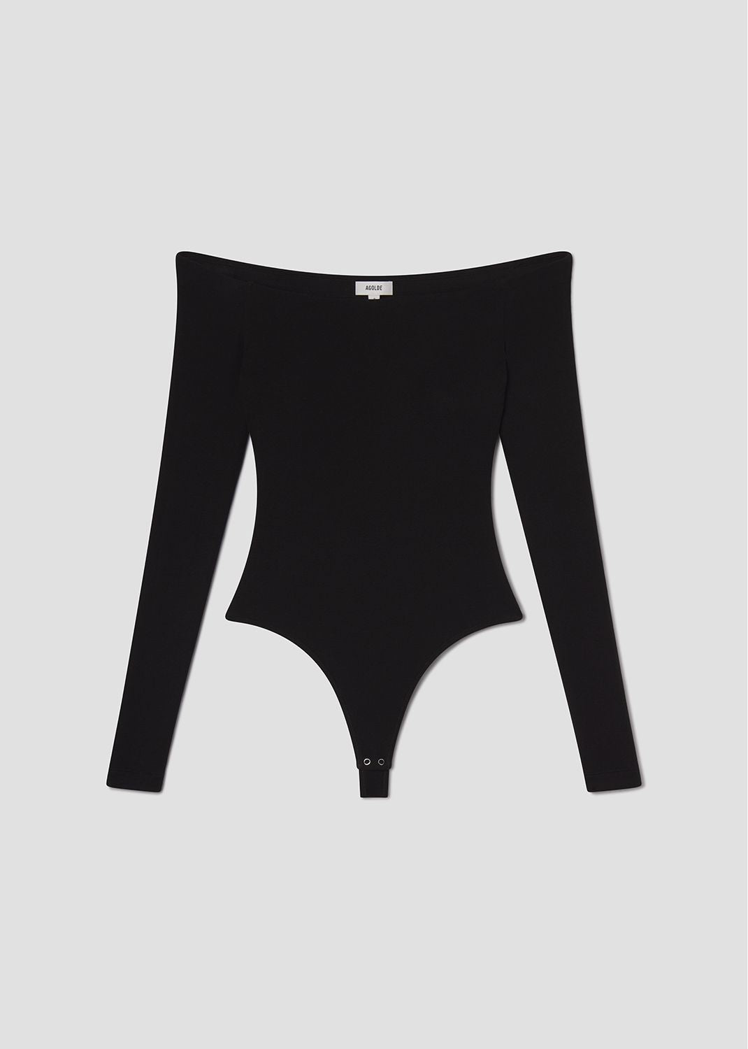 Maren Bodysuit in Black Flat