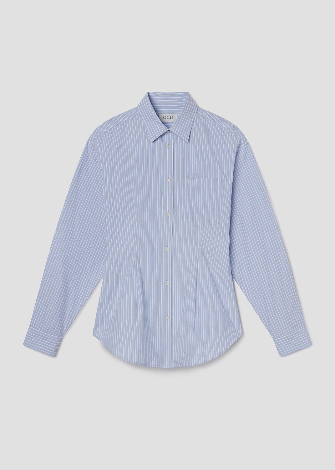 Cinch Shirt in Webb Stripe flat