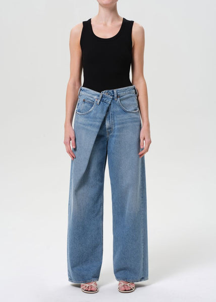 デニム・ジーパン AGOLDE Woman Jeans Denim A92211601 EXPO Vana Fold Jean in Mantra – AGOLDE