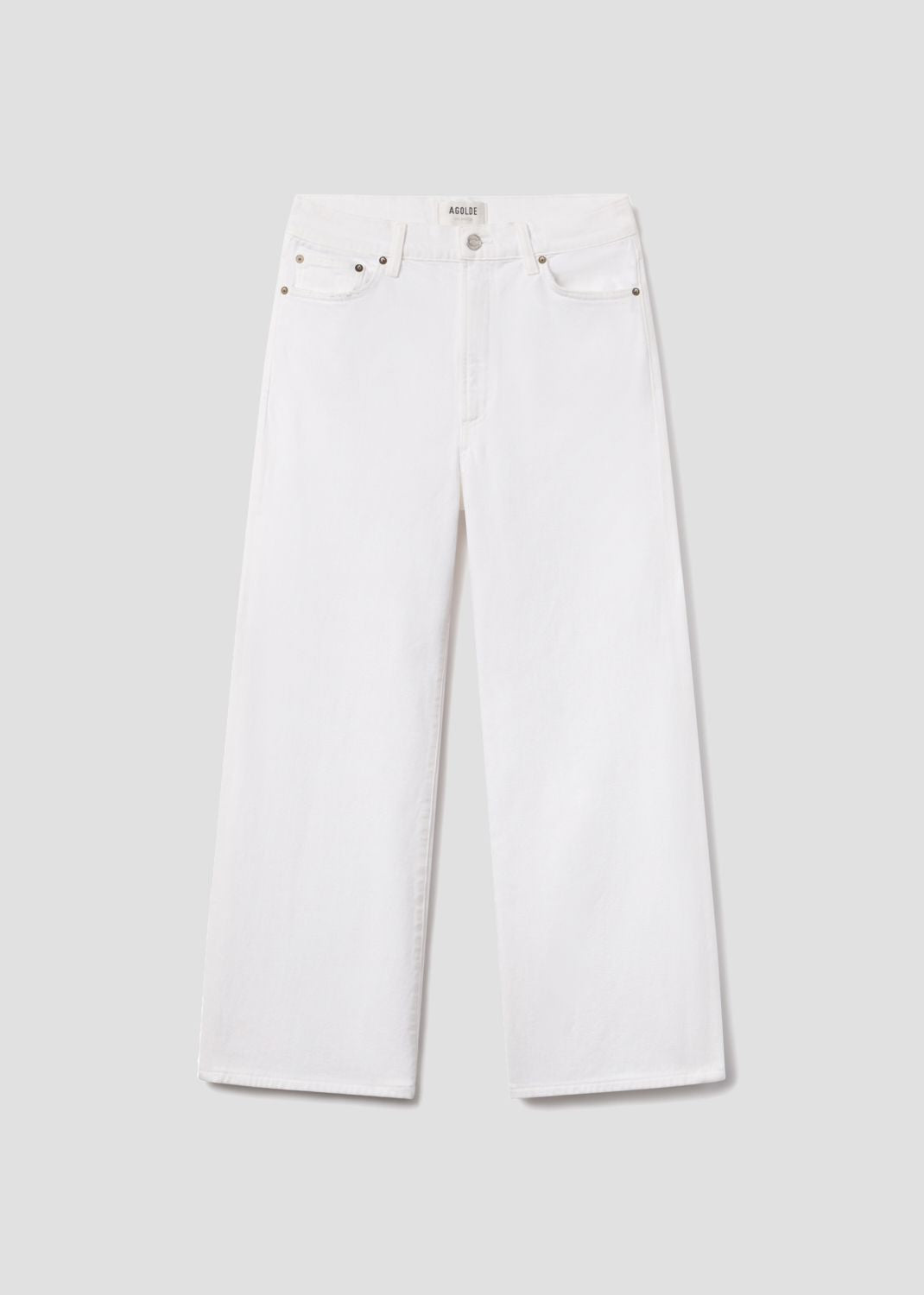 Harper Crop Jean in Sour Cream flat