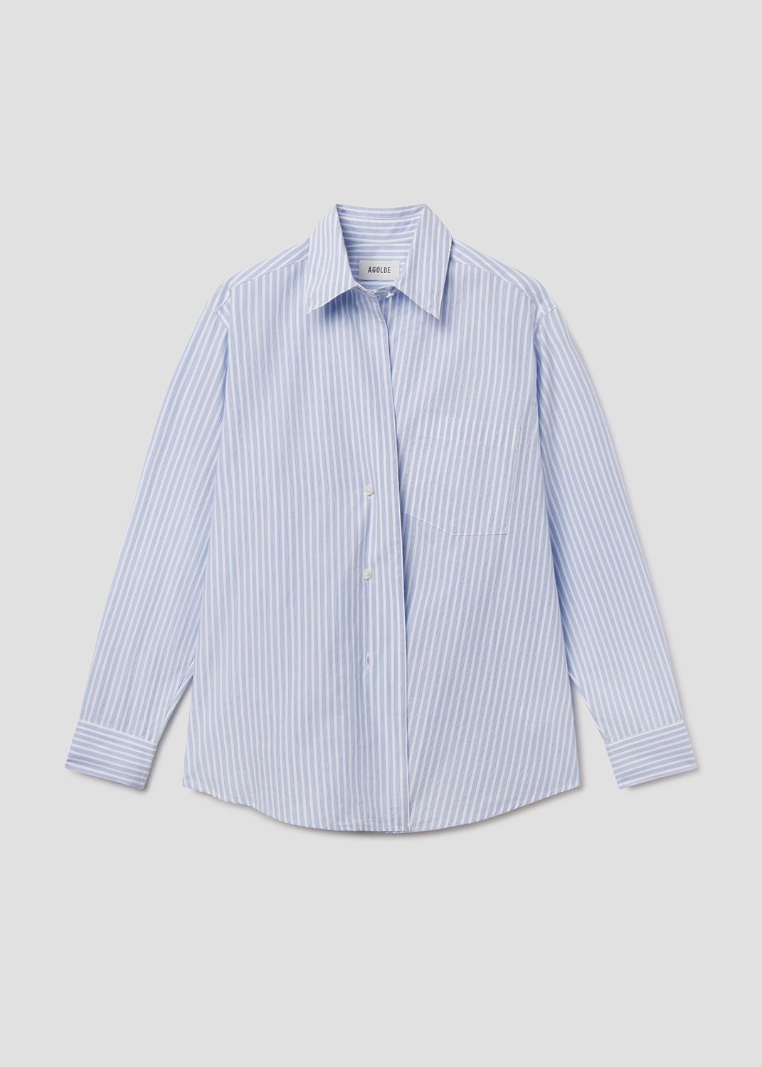Aris Shirt in Banks Stripe Flat