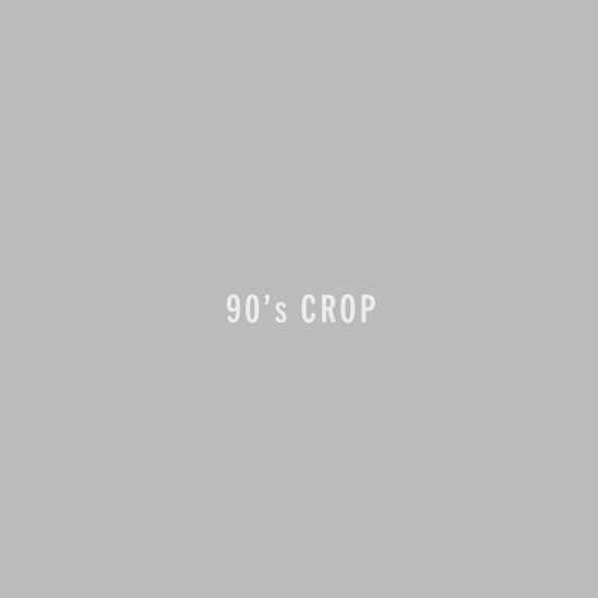 90's Crop Mid Rise Straight in Nerve