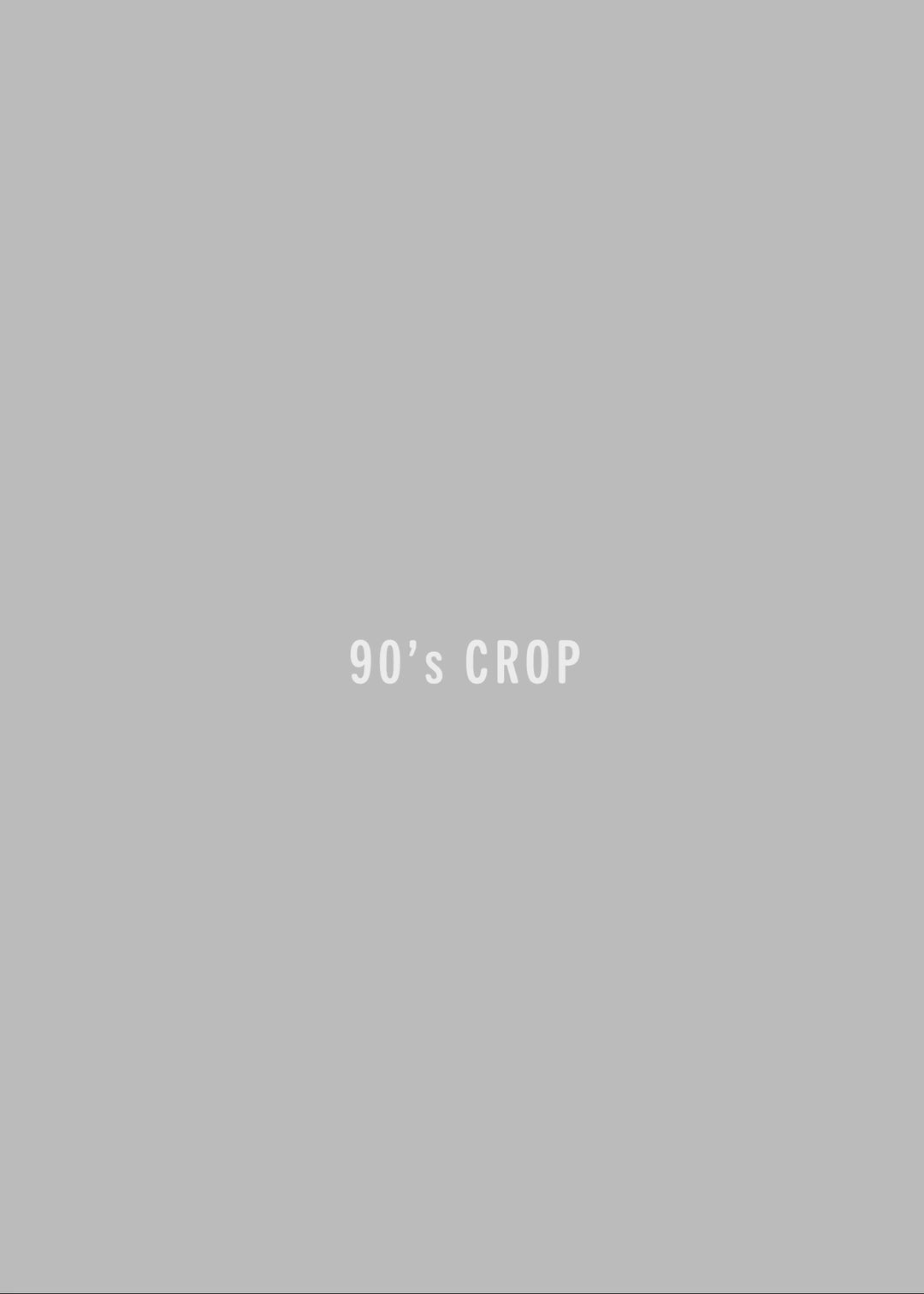 90's Crop Mid Rise Straight in Nerve