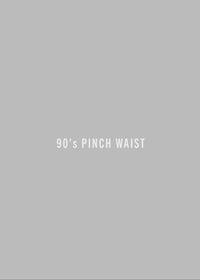 90's Pinch Waist High Rise Straight in Marshmellow
