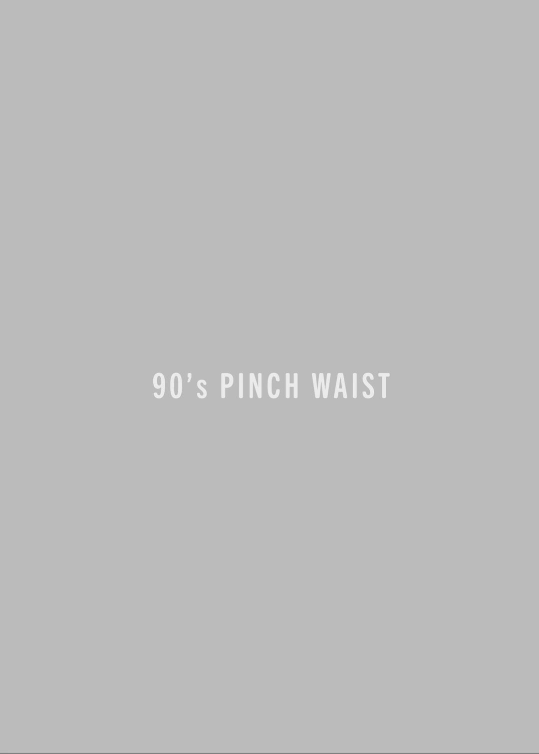 90's Pinch Waist High Rise Straight in Marshmallow