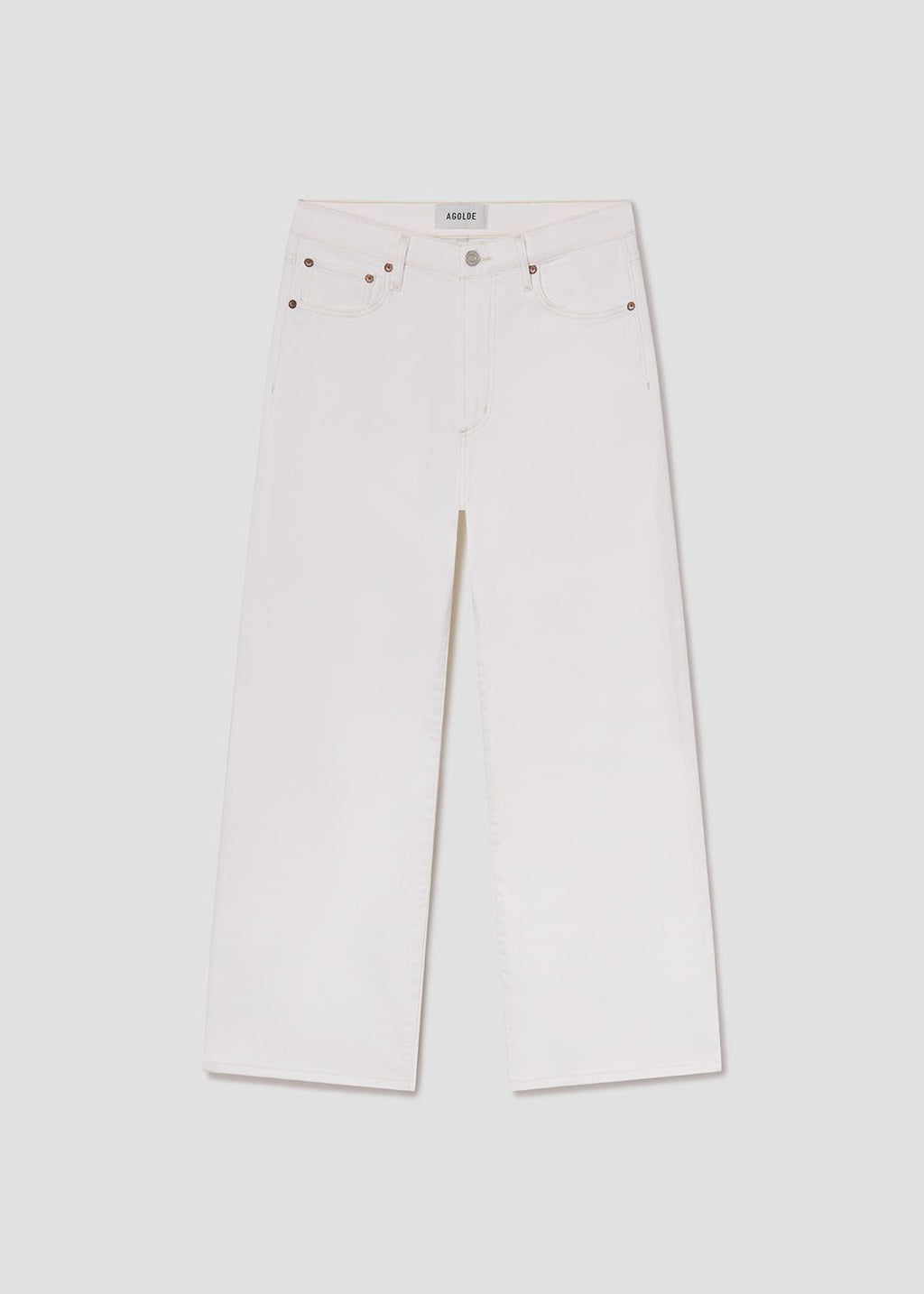 Harper Crop in White Wash