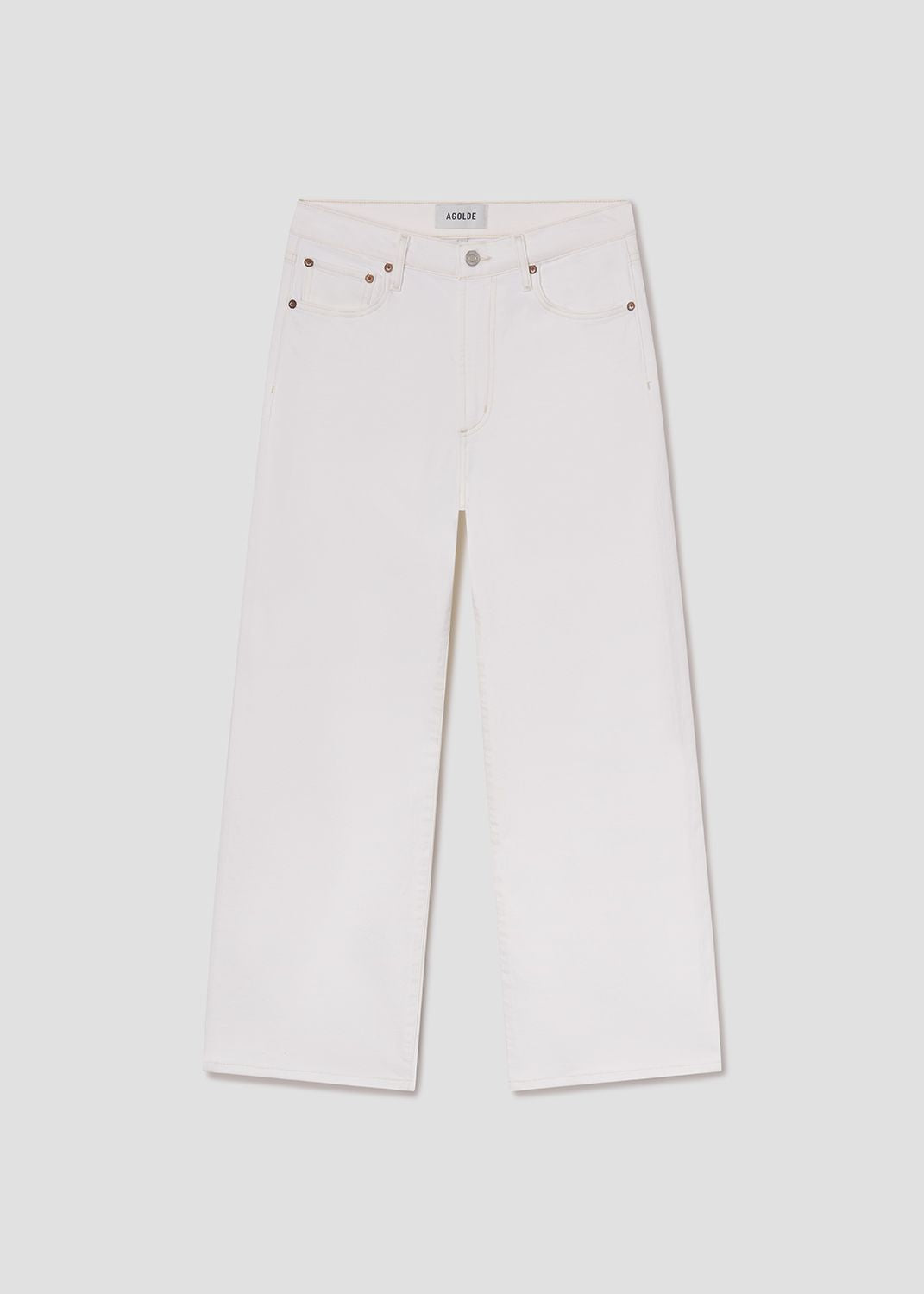 Harper Crop in White Wash
