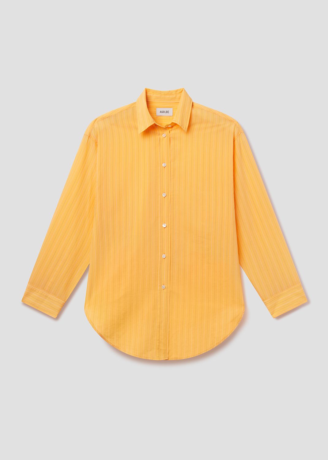 Sona Shirt in Fontana Stripe Orange Soda – AGOLDE