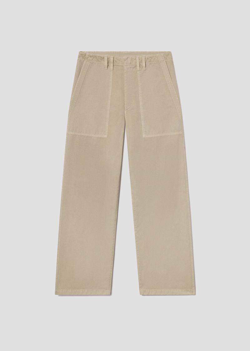 Yuna Low Slung Utility Pant in Pumine flat