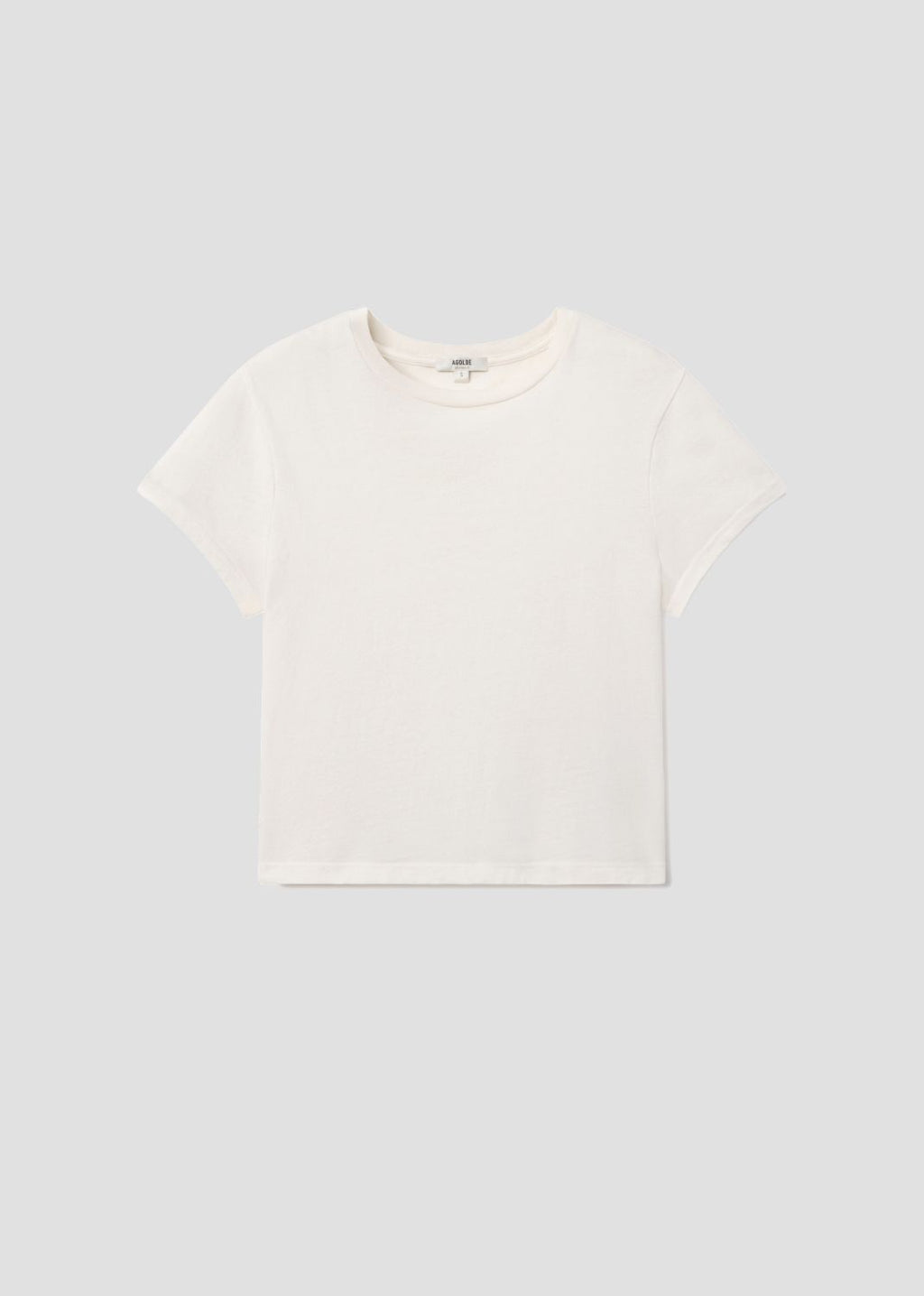 Adine Shrunken Tee in White Ash