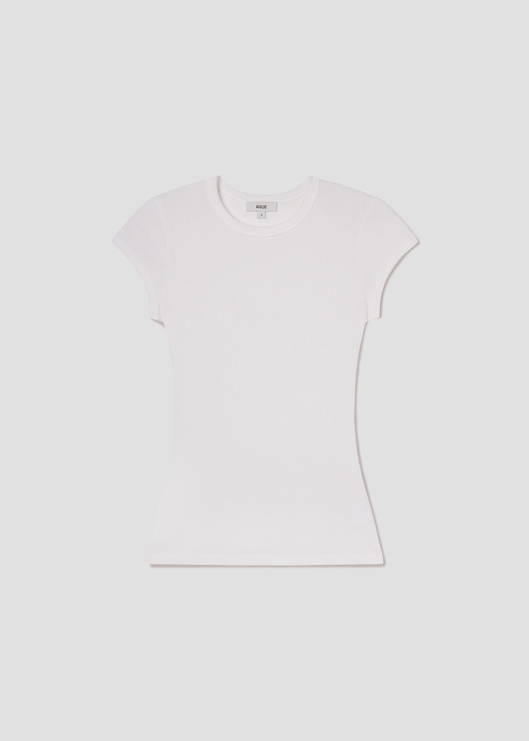 Edison Tee in White Flat