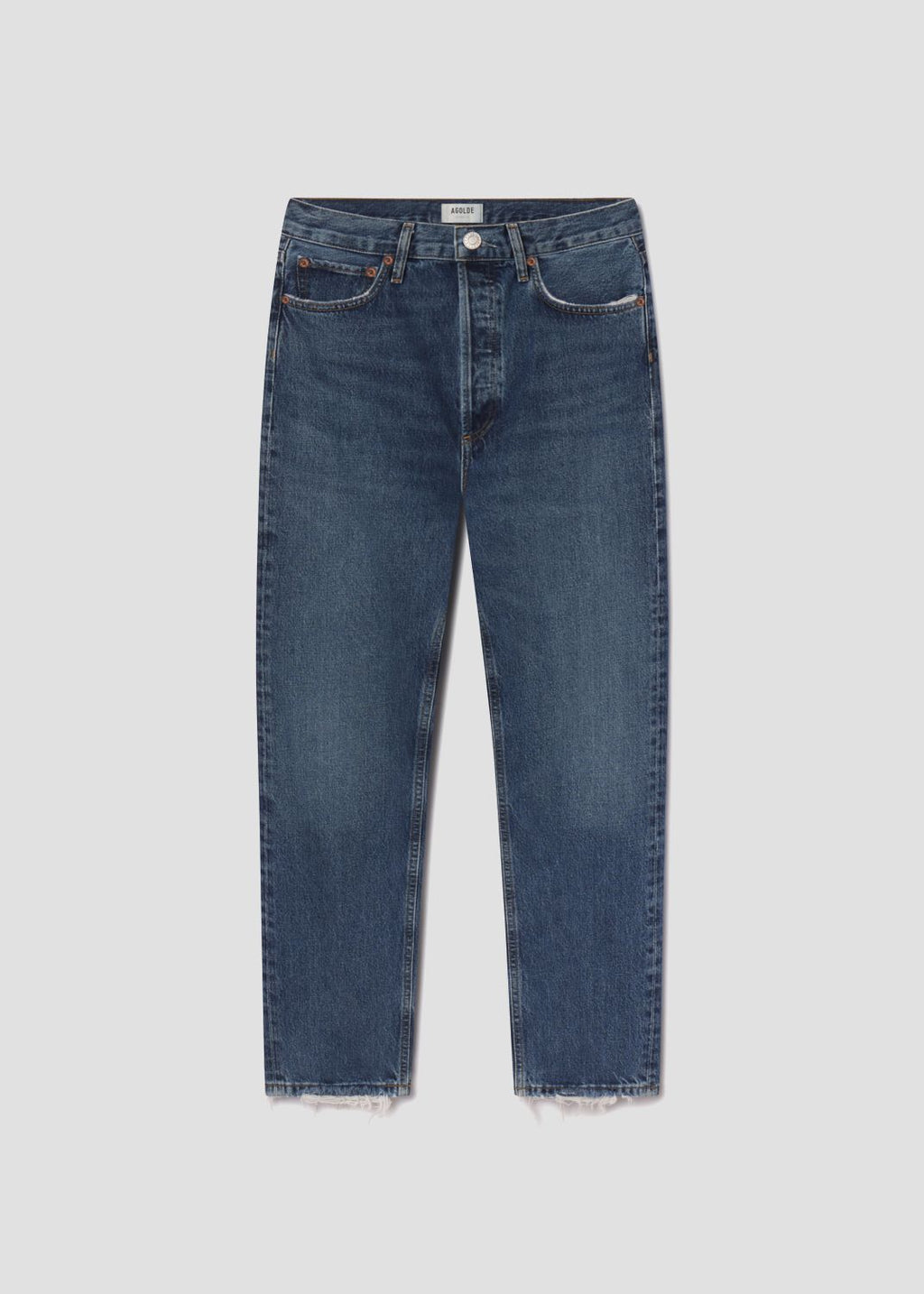 90's Pinch Waist High Rise Straight in Range flat