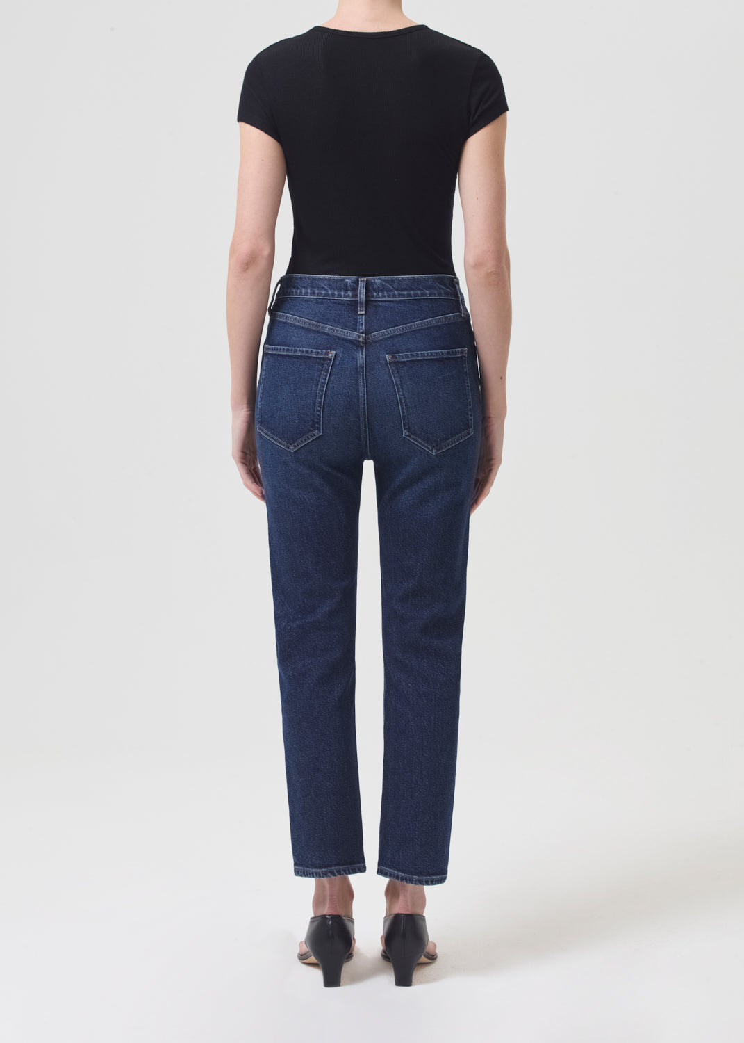 Agolde riley straight crop discount
