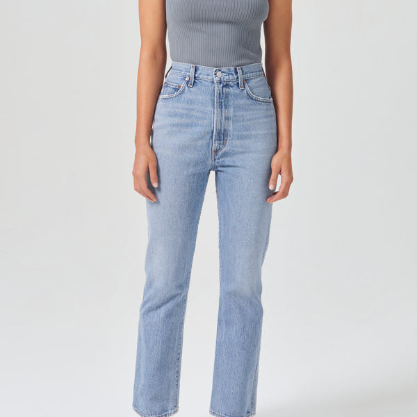 Agolde pinch waist kick jeans top