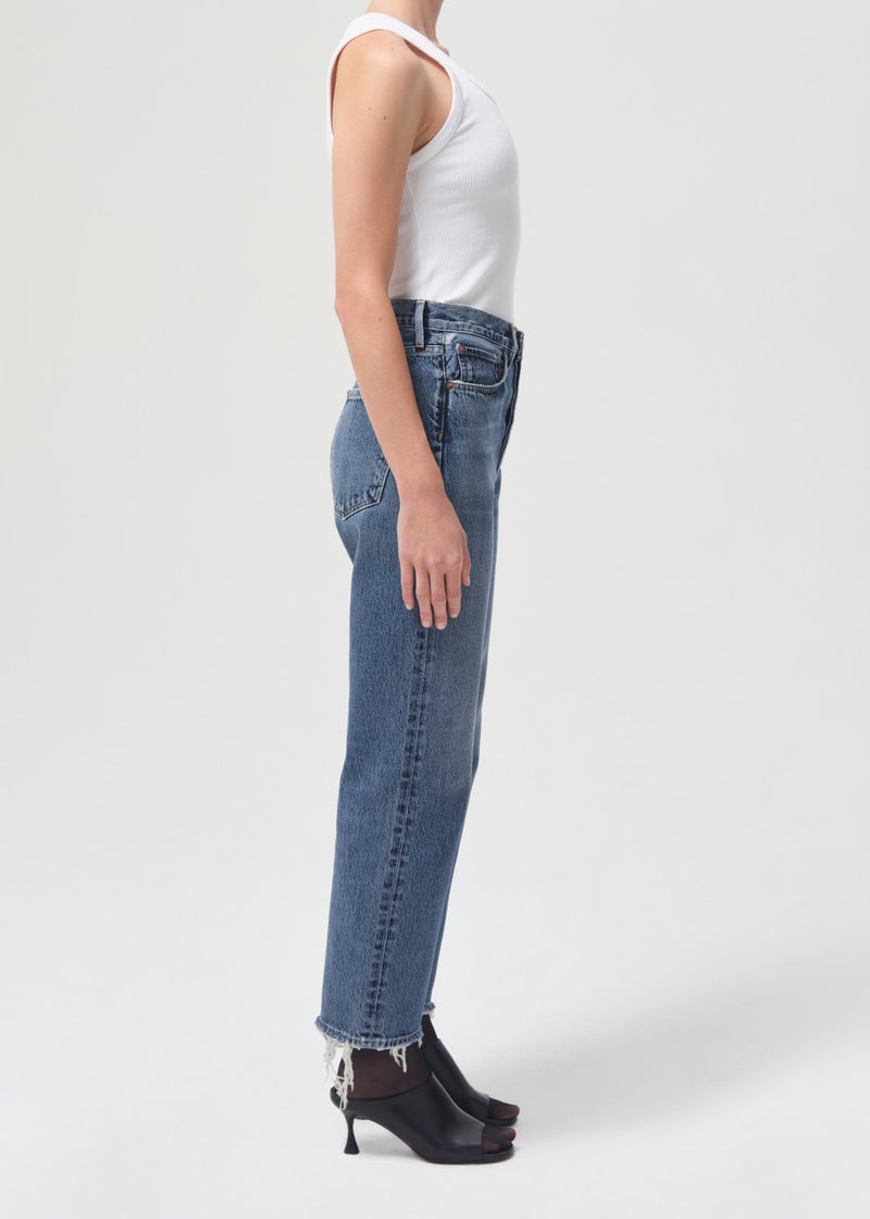 90's Crop Mid Rise Loose Fit in Oblique side