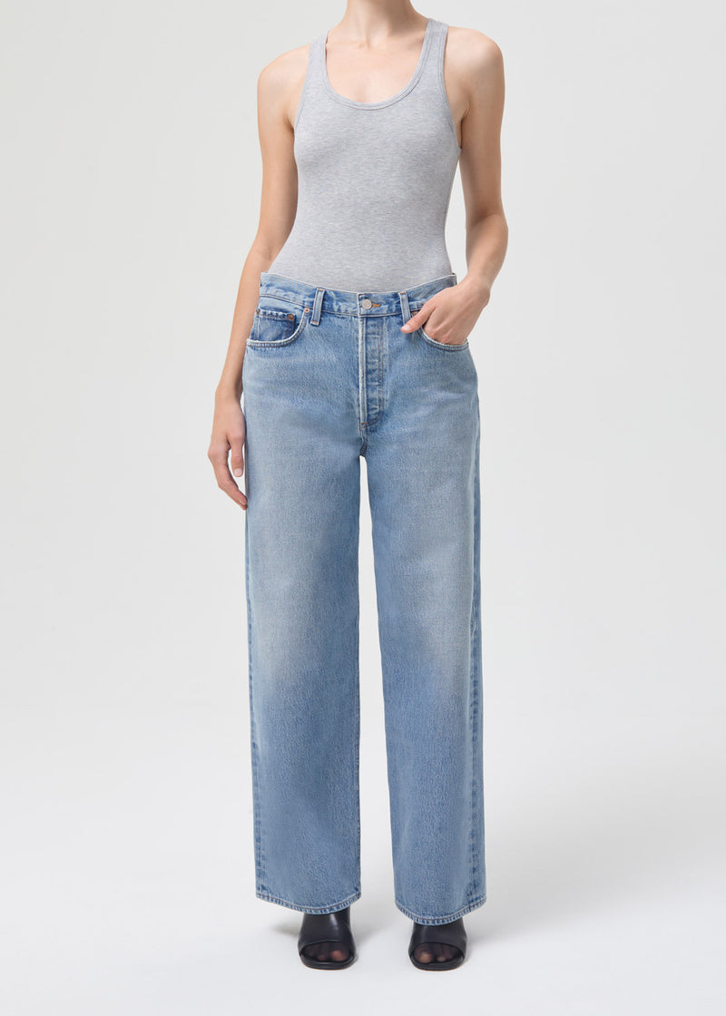 Low Slung Baggy 30.5 jean in Void front